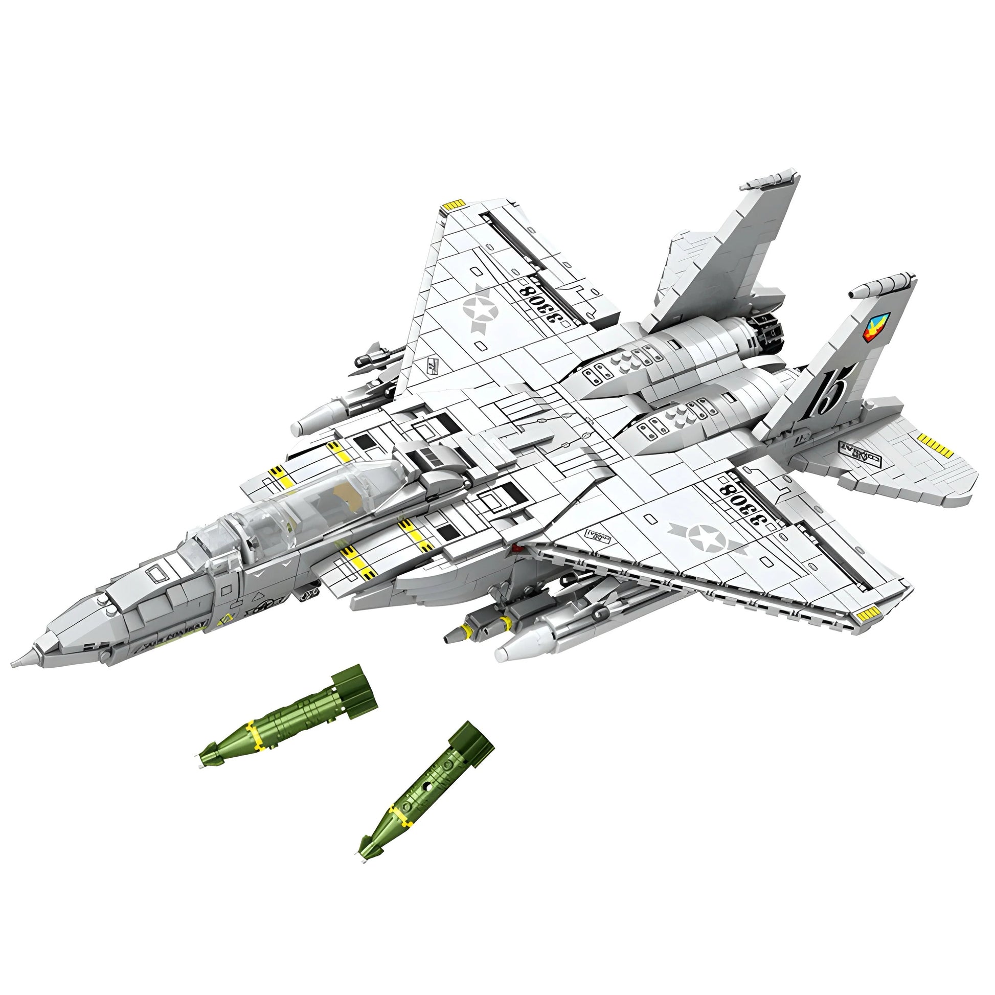 BRICKFORCE F15 STRIKE EAGLE (1900+ PEZZI)