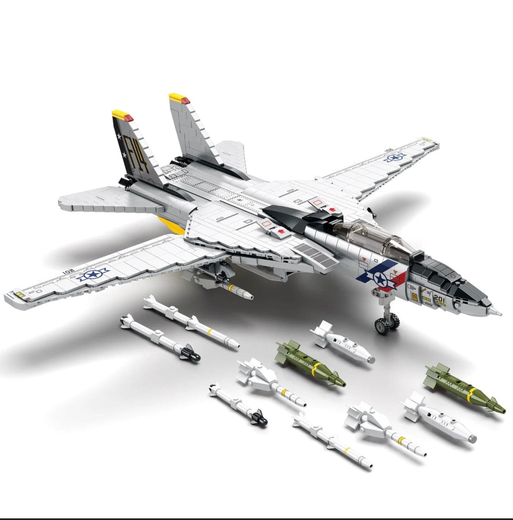 BRICKFORCE GRUMMAN F-14 TOMCAT (1600+ PEZZI)